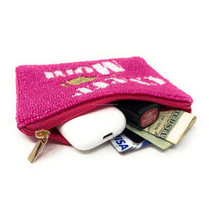 Bolso de Mano Pequeño Tipo Clutch 2024, Unisex, Hecho a Mano, Multicolor, con Cuentas y Lentejuelas Bordadas, con Cierre, Suave, Lavable y Compacto, para Mamás de Bailarinas - Product Image 6