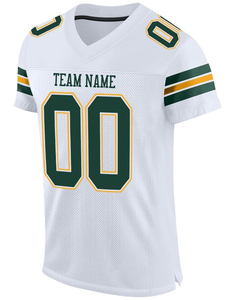 Maillots de football américain personnalisés à col en V et manches longues pour hommes, impression numérique, haute qualité, grandes tailles, 100 % polyester maille, faible MOQ - Product Image 6