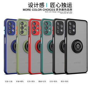 Housse de protection anti-rayures pour téléphone portable <span class=keywords><strong>Samsung</strong></span> M32 <span class=keywords><strong>A32</strong></span> <span class=keywords><strong>5G</strong></span>, translucide et magnétique - Product Image 2