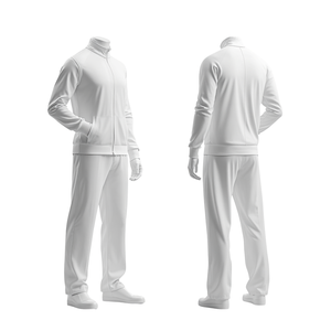 Ensemble de survêtement d'hiver pour homme, col montant zippé, coupe large, respirant, léger, haut de gamme, décontracté et sportif - Product Image 4