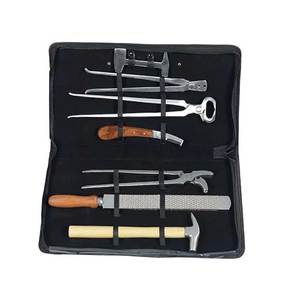 Kit de herramientas de herrador de alta resistencia, juego profesional para el cuidado de pezuñas de caballos, pinza, escofina, cuchillo para pezuñas, martillo, herramientas para el recorte de pezuñas equinas - Product Image 2