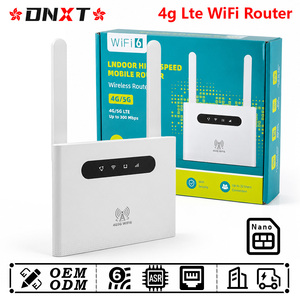 DNXT 4g router LTE Cat4 2.4GHz router 4g WiFi6 300Mbps internet router wifi LED WAN/<b>LAN</b> lte modem For Office - Product Image 1