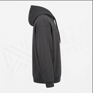 Sweat-shirt à capuche pour homme North Approach, imprimé lumineux, coupe classique, décontracté, automne, gris foncé, avec logo sur le devant - Product Image 3