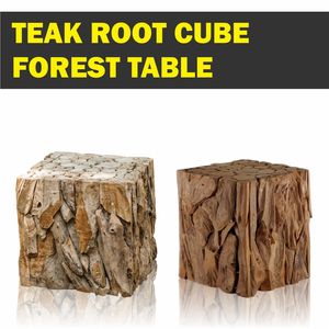 TEAK ROOT CUBE FOREST <b>TABLE</b> - Product Image 2