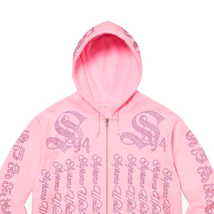 Sudadera con Capucha Rosa Unisex, Estilo Holgado, con Bolsillo, Estilo Urbano, Corte Regular, 100% Algodón Felpa, para Invierno - Product Image 4