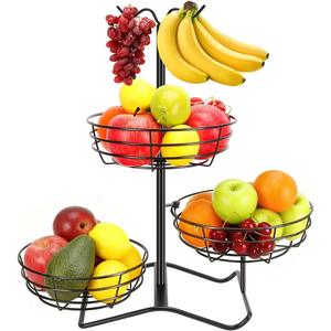 Panier de rangement en métal avec revêtement en poudre résistant à la rouille, élégant organisateur d'étagère pour la maison - Product Image 6