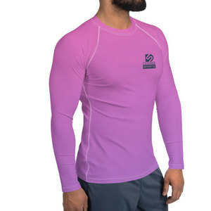 Chemises de compression pour hommes aux designs personnalisés, écologiques, à séchage rapide, respirantes, en spandex/polyester, protection contre les éruptions cutanées, vente chaude - Product Image 2