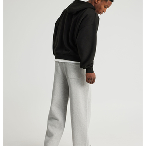 Pantalon de sport décontracté respirant pour homme, nouveau style 2026, avec cordon de serrage, uni, streetwear, vente en gros - Product Image 3