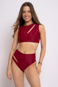Tenue de danse polo pour femme à col montant, bas taille haute, respirante et extensible, idéale pour l'entraînement estival, service OEM – Meilleures ventes 2026 - Product Image 3