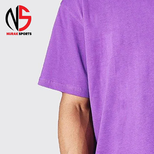 T-shirt d'été pour homme 100 % coton, col rond, manches courtes, style hip-hop oversize, séchage rapide, écologique, chez NURAK en 2026 - Product Image 4