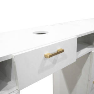 MDF Vietnam Eco-Friendly Plywood Modern Customized Color Durable Fashionable <b>Nail</b> <b>Tables</b> With Dust Collector - Product Image 4