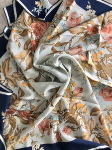 Custom Printed Satin <b>Scarf</b> Fabric for European Israel Island Private Label Branding Corporate Promotion Gifts OEM ODM - Product Image 4