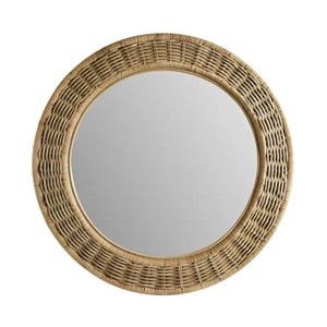 Espejo Decorativo Tallado a Mano en Bambú |   Artesanía Asiática en Pergaminos al por Mayor - Product Image 2
