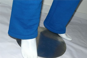 Pantalon de jogging homme coupe décontractée en mélange de coton avec cordon de serrage, anti-boulochage, respirant et léger, personnalisable avec logo - Product Image 3