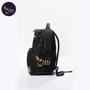 Vietnam <b>Black</b> Polyester <b>Backpack</b> <b>Waterproof</b> Durable Secure Zipper Lightweight Design for School Business Travel Daily Use - Product Image 5