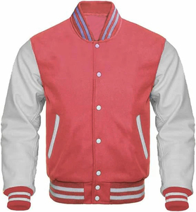 Top Quality Men's Varsity <b>Jacket</b> Regular Fit Solid Color Button Closure Turn-down Collar Casual Autumn Wear For Men's 2026 - Product Image 2