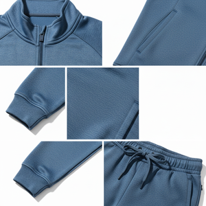 Survêtement de football d'hiver décontracté personnalisé avec logo OEM, maillots d'entraînement respirants 100 % polyester unisexe, vente en gros - Product Image 4