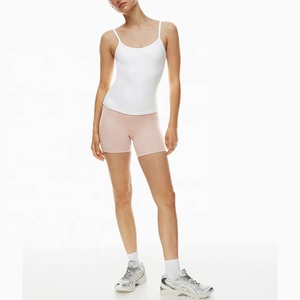 Wholesale Comfortable Slim Fit Pure Blank Adjustable <b>Spaghetti</b> <b>Straps</b> Shirt Summer <b>Tank</b> <b>Tops</b> Cotton Spandex <b>Tank</b> <b>Top</b> Women - Product Image 3
