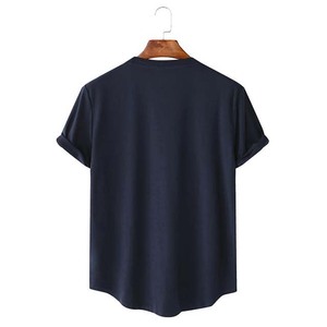 เสื้อยืดคอกลมทรงโอเวอร์ไซส์ ผ้าคอตตอนถัก 100% น้ำหนัก 180 กรัม ทรงปกติ สไตล์ลำลอง สำหรับผู้ชายและผู้หญิง  รับผลิตตามแบบ สกรีนลายได้ - Product Image 6