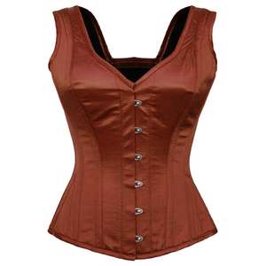 Corsé Steampunk al por mayor de fábrica, corsé overbust y bustiers, corsé de mujer con varillas de acero para entrenamiento de cintura - Product Image 6