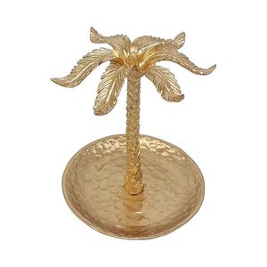 Soporte de Metal con Forma de Árbol de Coco para Anillos, Plato para Joyas, Organizador de Joyas, Ideal para Cómoda, Regalos de Navidad, Cumpleaños y Bodas - Product Image 1