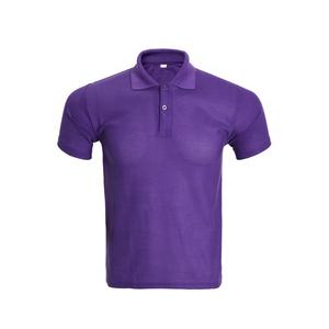 Camiseta de algodón para hombre, Polo de poliéster liso con Logo personalizado, Color liso, liso, 100% - Product Image 3