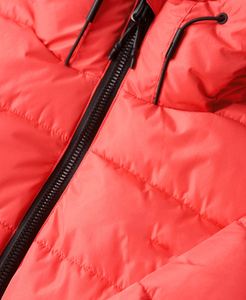 Chaqueta de invierno acolchada premium para mujer, ropa informal personalizada para exteriores, a prueba de viento, con cierre de cremallera y bolsillos laterales, abrigo para mujer - Product Image 5