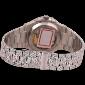 Moissanite Ronde de Haute Qualité à Monture Bezel, Or Blanc, Fabricants, Hip Hop, Élégant, Premium, Argent Sterling 925 - Product Image 3