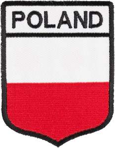 Parche con la Bandera de Polonia, Parches con las Banderas de Países Europeos - Product Image 1