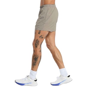 Latest Breathable <b>Elastic</b> Waist Polyester Men Shorts Casual Moisture Wicking Workout Blank Running Fitness Men Athletic Wear - Product Image 5