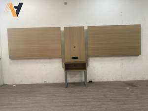 Soporte de TV Moderno y Elegante de Madera Maciza con Gestión de Cables Integrada, Diseño Plegable, Color Personalizable - Product Image 6