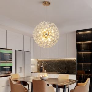 Fabrik Direkt verkauf Schlafzimmer Lampa ras Licht Luxus Kristall Kronleuchter nach Hause Löwenzahn Bekleidungs geschäft Projekt Engineering Lampe - Product Image 2