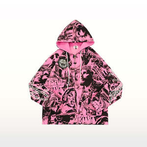 Sudadera con Capucha Extra Grande de Doble Capa de Forro Polar de Poliéster/Algodón, Ligera, Transpirable, Antiarrugas y Ecológica de Alta Calidad para Hombre - Product Image 5