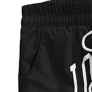 Pantalones cortos informales de verano para hombre, poliéster, gimnasio, Fitness, Cargo, cintura media, transpirable, tejido de encaje, tallas grandes, estampado de relámpago - Product Image 4