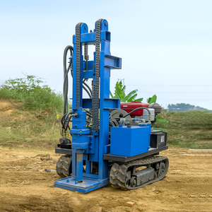 70m 유압 크롤러 수중 시추기, 농장 및 가정용 22HP 디젤 엔진 시추기 - Product Image 2