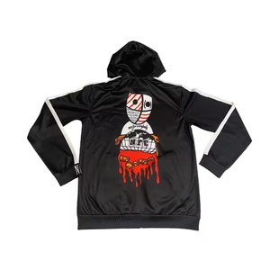 เสื้อฮู้ดดี้ปักโลโก้แบบกำหนดเอง ชุดวอร์มสตรีทแวร์ผู้ชาย ชุดออกกำลังกายแบบ unisex กางเกงวอร์มและเสื้อฮู้ดดี้ ชุดแทรคสูททรงหลวมสำหรับผู้ชาย - Product Image 4