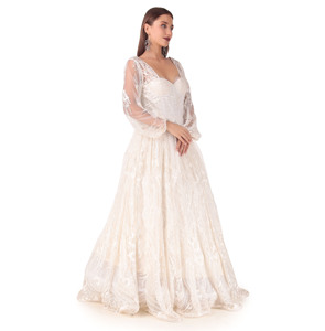 Vestidos de Novia de Alta Calidad 2026, Blancos, con Bordado, Lentejuelas y Forro de Satén, para Fiestas, Nuevo Vestido de Novia - Product Image 3