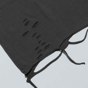 Camisetas de punto de algodón oversize estilo hip hop, 220 gramos, ajuste holgado, manga corta, diseño liso, largas para hombre, moda popular - Product Image 5