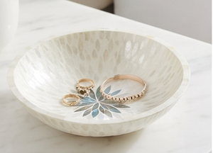 ชามเซรามิกทำมือลายดอกไม้สไตล์โบฮีเมียน สำหรับตกแต่งโต๊ะอาหารที่บ้าน - Product Image 5