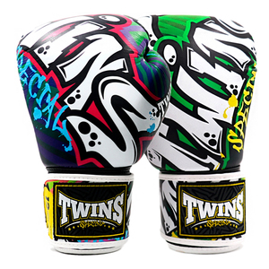 New Twins Professional Boxing Sparring Gloves Oem Design Digital Printing Real Leather <b>Strap</b> Pro Punching Bag Twins Gloves - Product Image 5