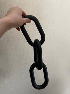 Cadena Decorativa para el Hogar, Nudo de Madera Tallado a Mano, Madera de Mango, Estilo Rústico, Metal Fundido, Artesanía en Madera - Product Image 5