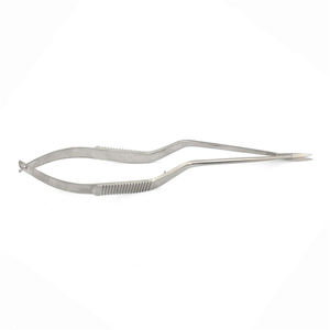 Ciseaux à ressort incurvés ultra-fins pour le travail de beauté des sourcils, outil chirurgical en acier inoxydable, pointe acérée pour une précision professionnelle élevée - Product Image 5