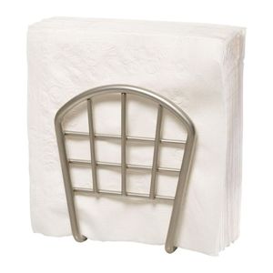 Modern Brushed Nickel Metal Napkin Holder Vertical Countertop <b>Paper</b> Tissue Dispenser Rack for <b>Kitchen</b> Table Restaurant Decor - Product Image 1
