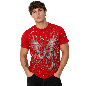 Camiseta de Algodón Ligera para Hombre, Diseño Personalizado, Estampada, Moda Urbana, Camiseta Estampada de Alta Calidad - Product Image 1