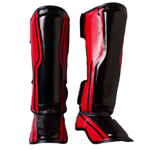 Espinilleras de Boxeo Personalizables de Alta Calidad con Logotipo, Protección de Pies de Cuero Resistente para MMA con Característica Transpirable, Espinillera Tailandesa - Product Image 3