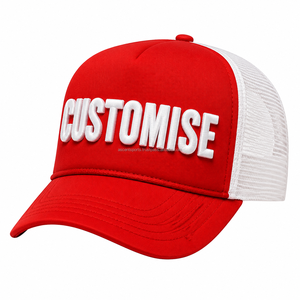 หมวกแก๊ปปักลายตามสั่งสำหรับผู้ชาย หมวกเบสบอลตาข่ายแบบ Snapback รับผลิตแบรนด์ส่วนตัว ขายส่ง - Product Image 1