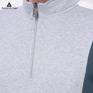 เสื้อสเวตเชิ้ตแขนยาว คอโอ ทรงโอเวอร์ไซส์ ผ้าฝ้าย ระบายอากาศดี ซิปครึ่งตัว ขายส่ง เสื้อสเวตเชิ้ตซิปครึ่งตัวแบบพื้นฐาน - Product Image 3