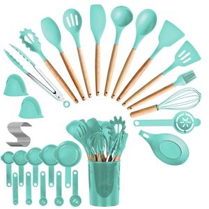 Ensemble d'ustensiles de cuisine 35 pièces : Spatules, accessoires de pâtisserie, support et fouet séparateur d'œufs - Product Image 6