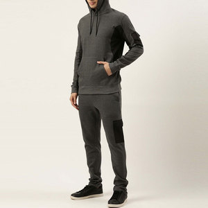 Fabricante OEM, Chándal Deportivo para Hombre con Bordado Chenille y Lavado Ácido, 100% Algodón Felpa, Chándal Transpirable para Hombre - Product Image 2