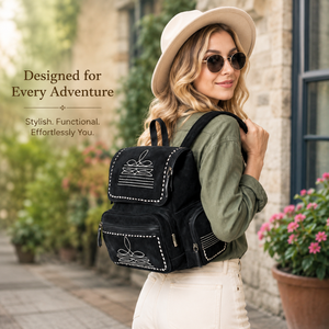 Premium Genuine <b>Leather</b> <b>Backpack</b> for Women Western Travel <b>Backpack</b> Vintage Designer <b>Laptop</b> School Casual Daypack everyday use - Product Image 2
